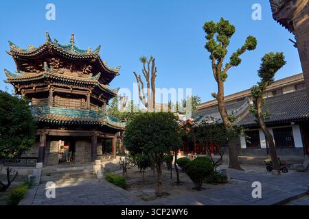 A l’intérieur de la Grande Mosquée du quartier musulman de Xi’an Banque D'Images