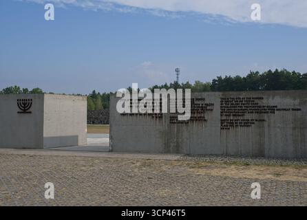 Belzec, Pologne - 09 septembre 2025 : Belzec était un camp d'extermination allemand nazi en Pologne occupée. Environ 500 000 Juifs ont été assassinés par les SS ici. C Banque D'Images