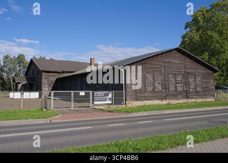 Auschwitz, Pologne - 15 septembre 2025 : cantine SS à Auschwitz I. C'était un camp de concentration allemand nazi en Pologne occupée. 1,1 millions ont été assassinés par Banque D'Images