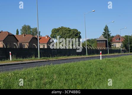 Auschwitz, Pologne - 15 septembre 2025 : Rudolf Hoss commandant House à Auschwitz I. C'était un camp de concentration allemand nazi en Pologne occupée. 1,1 millio Banque D'Images