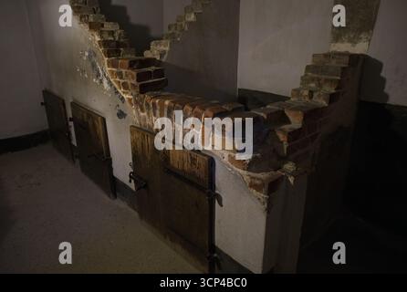 Auschwitz, Pologne - 15 septembre 2025 : prison à Auschwitz I. C'était un camp de concentration allemand nazi en Pologne occupée. 1,1 millions ont été assassinés par le Banque D'Images