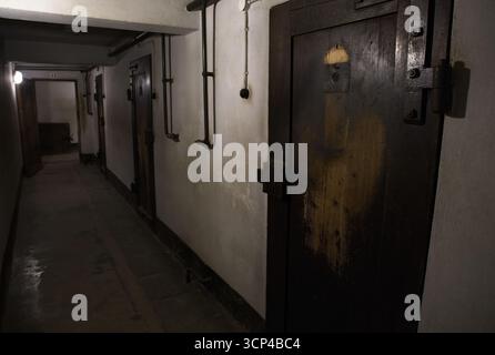 Auschwitz, Pologne - 15 septembre 2025 : prison à Auschwitz I. C'était un camp de concentration allemand nazi en Pologne occupée. 1,1 millions ont été assassinés par le Banque D'Images