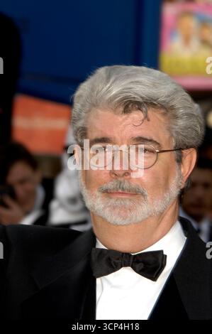 George Lucas à l'avant-première de 'Star Wars : Episode III - Revenge of the Sith' au Festival de Cannes, le 15 mai 2005 Banque D'Images