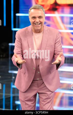 Rome, Italie. 24 septembre 2025. Gabriele Cirilli assiste à l'émission Tale e Quale 2025 Rai tv Photocall aux studios Fabrizio Frizzi. Crédit : SOPA images Limited/Alamy Live News Banque D'Images
