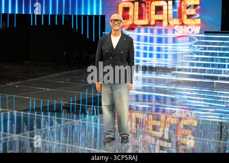 Rome, Italie. 24 septembre 2025. Beppe Quintale assiste à l'émission Tale e Quale 2025 Rai tv Photocall aux studios Fabrizio Frizzi. Crédit : SOPA images Limited/Alamy Live News Banque D'Images