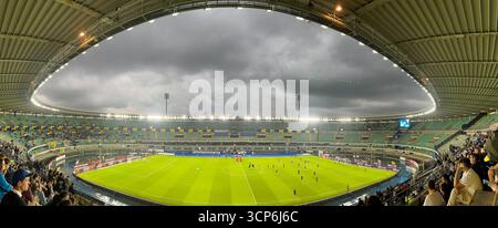24 septembre 2025 ; stade Marcantonio Bentegodi, Vérone, Italie, Coppa Italia Football, Hellas Vérone contre Venezia ; stade Marcantonio Bentegodi Banque D'Images
