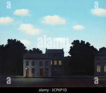 L'Empire des lumières. Musée : COLLECTION PRIVÉE. Auteur : René François Ghislain Magritte. Banque D'Images