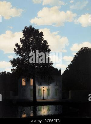 L'Empire des lumières. Musée : COLLECTION PRIVÉE. Auteur : René François Ghislain Magritte. Banque D'Images
