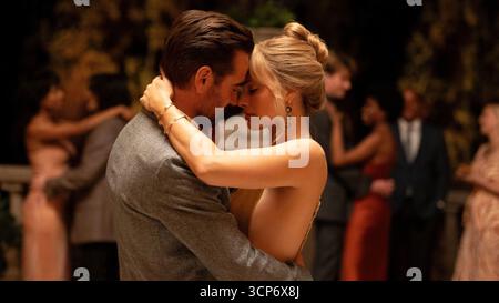 COLIN FARRELL et MARGOT ROBBIE dans A BIG BOLD BEAUTIFUL JOURNEY (2025), réalisé par KOGONADA. Crédit : Columbia Pictures / Imperative Entertainment / album Banque D'Images