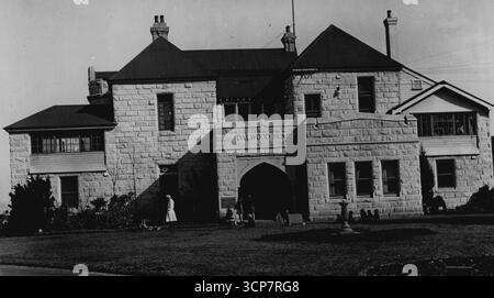 Un rythme de paix. Maisons Dalwood. 19 juillet 1932. Banque D'Images