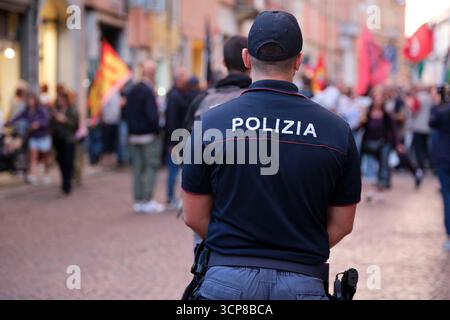 Manifestazione pro-Palestina Modena 24 settembre 2025, Italie Banque D'Images