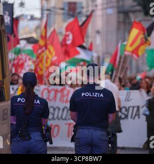 Manifestazione pro-Palestina Modena 24 settembre 2025, Italie Banque D'Images