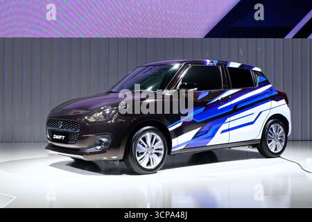 Nonthaburi-Thailand 23 mars 2021 : SUZUKI SWIFT exposé au 42ème salon international de l'automobile de Bangkok 2021 du 23 mars au 4 avril 2021 Banque D'Images