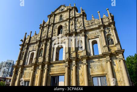 Arche commémorative du patrimoine culturel mondial de Macao Banque D'Images