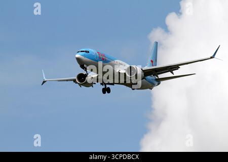 BOEING 737 MAX 8, G-TUMF Banque D'Images