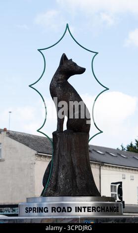 Panneau d'échange Spring Road, Acocks Green, West Midlands, Angleterre, Royaume-Uni Banque D'Images