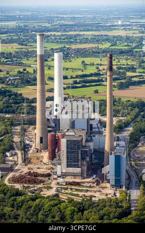 Luftbild, Kraftwerk Voerde, stillgelegtes Steinkohlekraftwerk, Möllen, Voerde, Ruhrgebiet, Nordrhein-Westfalen, Deutschland ACHTUNGxMINDESTHONORARx60xEURO *** vue aérienne, centrale électrique de Voerde, centrale électrique à charbon déclassée, Möllen, Voerde, région de la Ruhr, Rhénanie du Nord-Westphalie, Allemagne ATTENTIONxMINDESTHONORARx60xEURO Banque D'Images