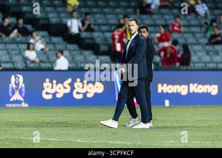 HONG KONG, Chine - 23 AOÛT : lors de la finale de la Super Coupe d'Arabie Saoudite - Al-Nassr vs Al-Ahli au stade de Hong Kong le 23 août 2025 à Hong Kong, Chine Banque D'Images