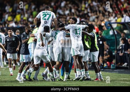 HONG KONG, Chine - 23 AOÛT : lors de la finale de la Super Coupe d'Arabie Saoudite - Al-Nassr vs Al-Ahli au stade de Hong Kong le 23 août 2025 à Hong Kong, Chine Banque D'Images