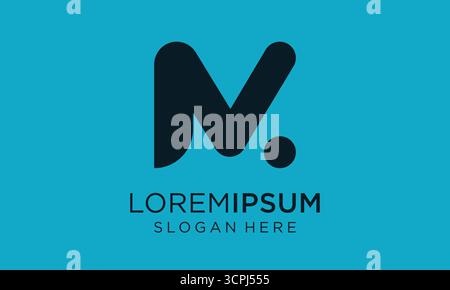 Un modèle de conception de logo lettre M créatif, adapté à divers besoins de marque d'entreprise et d'identité d'entreprise. Ce graphique vectoriel haut de gamme offre styl Illustration de Vecteur