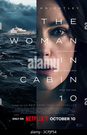 La femme dans la cabine 10 Keira Knightley affiche Banque D'Images