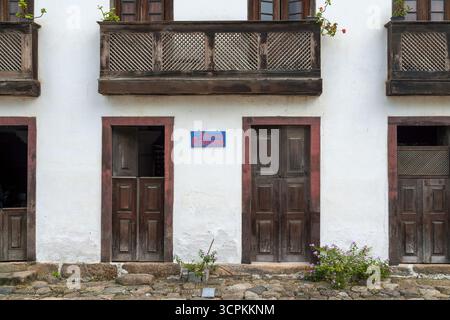 RIO DE JANEIRO, RJ – 2 FÉVRIER 2025 : Centre historique de Paraty, Rio de Janeiro, Brésil Banque D'Images