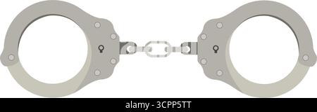 L'icône de menottes. Télévision illustration de l'icône vecteur menottes pour web design Illustration de Vecteur