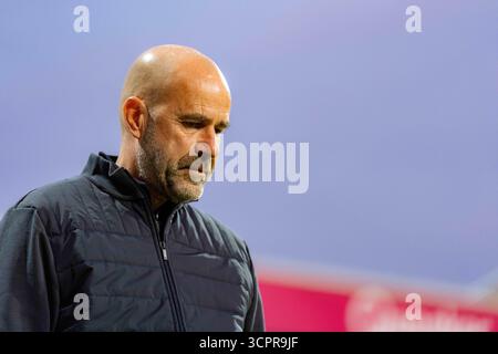 Rotterdam, Nederland. 27 septembre 2025. ROTTERDAM, 27-09-2025, Stadium Woudestein, saison 2025/2026, VriendenLoterij Eredivisie, Excelsior vs PSV Eindhoven, Peter Bosz crédit : Pro Shots/Alamy Live News Banque D'Images