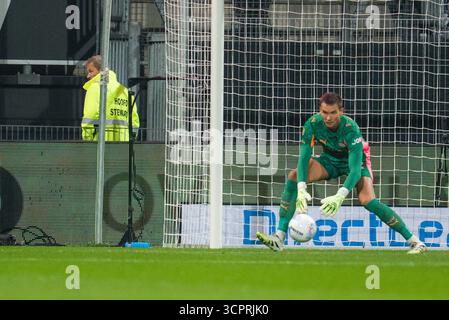 Rotterdam, Nederland. 27 septembre 2025. ROTTERDAM, 27-09-2025, Stadium Woudestein, saison 2025/2026, VriendenLoterij Eredivisie, Excelsior vs PSV Eindhoven, gardien de but PSV Matej Kovar crédit : Pro Shots/Alamy Live News Banque D'Images