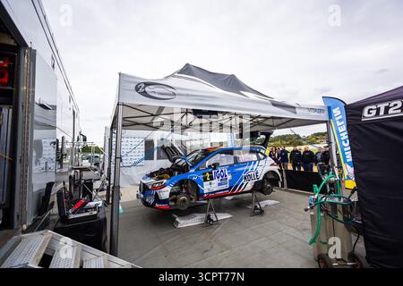 02 CAMILLI Eric, DE LA HAYE Thibault, Hyundai i20N Rally2, compétition 2C, ambiance lors du Rallye coeur de France 2025, 7ème manche du Championnat de France des Rallyes 2025, du 27 au 28 septembre 2025 à Vendôme, France - photo Bastien Roux/DPPI crédit : DPPI Media/Alamy Live News Banque D'Images