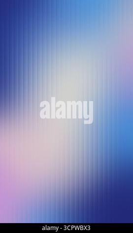 Fond dégradé d'effet de verre blanc lavande violet avec texture nervurée abstraite à lueur douce grain - image verticale Banque D'Images