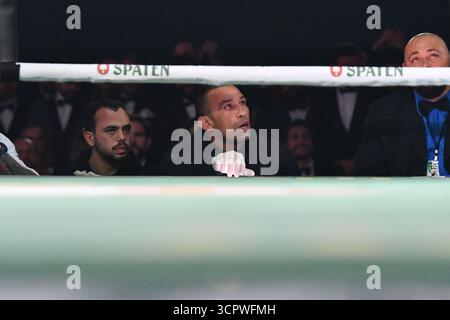 Sao Paulo, Brésil. 28 septembre 2025. SAO PAULO, SP - SEPTEMBRE 28 : L'ancien combattant de la MMA Wanderlei Silva combat contre l'ancien boxeur professionnel Acelino Popo Freitas lors de la Spaten Fight Night 2 à l'ARCA le 28 septembre 2025, à Sao Paulo, au Brésil. (Photo de Leandro Bernardes/PxImages) crédit : Px images/Alamy Live News Banque D'Images