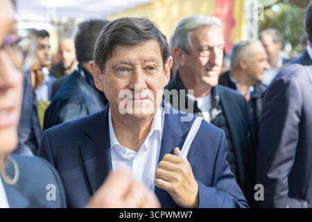 Bram, France. 27 septembre 2025. Patrick Kanner, à Bram, France, le 27 septembre 2025. Photo par Arnaud Bertrand/ABACAPRESS.COM crédit : Abaca Press/Alamy Live News Banque D'Images