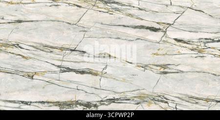 Texture de marbre captivante présentant des veines complexes et des motifs naturels. Banque D'Images