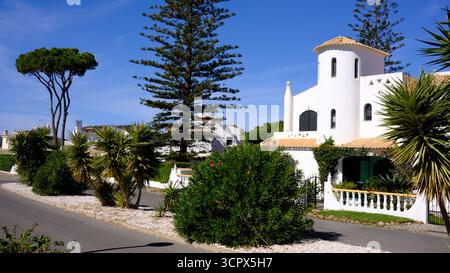 Le vieux village, Vilamoura, appartements construits à cet effet, Algarve, Portugal Banque D'Images