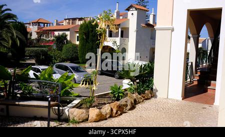 Le vieux village, Vilamoura, appartements construits à cet effet, Algavre, Portugal Banque D'Images