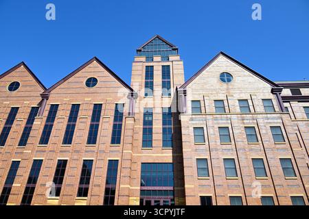 Normal, Illinois, États-Unis. State Farm Hall of Business à l'université d'État de l'Illinois. Banque D'Images