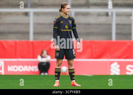 ST HELENS, ANGLETERRE - septembre 28 : pré-match de Jess Park. Match de Super League féminine entre Liverpool FC Women et Manchester United Women au stade St Helens le 28 septembre 2025. (Photo de James Giblin) Banque D'Images
