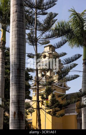 Église catholique Barranco District Lima Banque D'Images