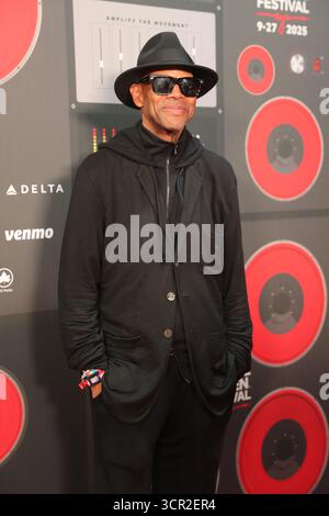 New York, États-Unis. 27 septembre 2025. Jimmy Jam assiste au Global Citizen Festival 2025 au Central Park Great Lawn à New York, États-Unis, le 27 septembre 2025. (Photo de Giada Papini Rampelotto/EuropaNewswire/NurPhoto) crédit : NurPhoto SRL/Alamy Live News Banque D'Images