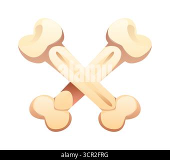 Pirates police ou corsaires lettre de dessin animé pour la typographie caribéenne de police, vecteur alphabet anglais. Squelette de croisillons pour drapeau Jolly Roger en forme de lettre X pour police pirate et police corsaire Illustration de Vecteur