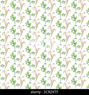Motif aquarelle délicat de la flore et de la faune de récif corallien isolé sur fond transparent Illustration de Vecteur