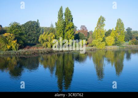 29 septembre 2025. Lumière d'automne à Hyde Park, Londres, Royaume-Uni Banque D'Images