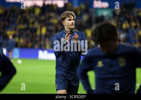 Broendby, Danemark. 28 septembre 2025. Jacob Ambaek de Broendby vu au 3F Superliga match entre Broendby IF et Odense BK au Broendby Stadion à Broendby. Banque D'Images