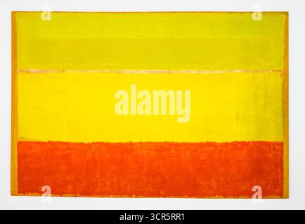 MARK ROTHKO 1903-.1970. Peinture de champ de couleur sans titre, 1952/53 huile sur toile. Banque D'Images