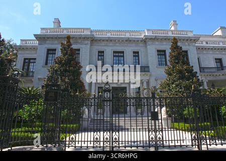 Une vue du manoir Armstrong Kessler à Savannah, Géorgie, États-Unis Banque D'Images