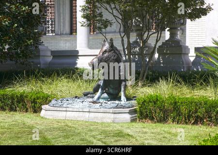 Une vue du manoir Armstrong Kessler à Savannah, Géorgie, États-Unis Banque D'Images