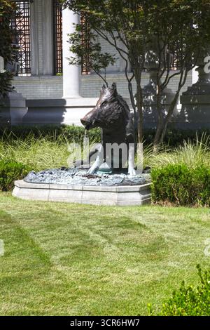 Une vue du manoir Armstrong Kessler à Savannah, Géorgie, États-Unis Banque D'Images