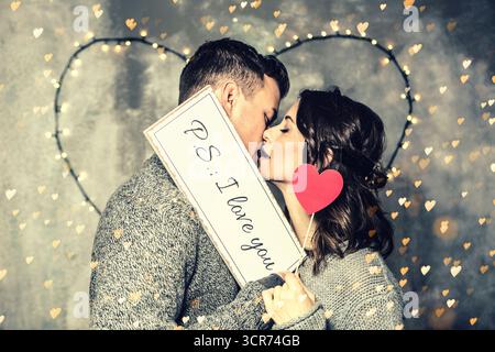 couple amoureux Banque D'Images