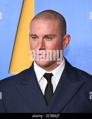 Hollywood, États-Unis. 29 septembre 2025. Channing Tatum arrive à la première de « Roofman » Los Angeles au Paramount Theatre le 29 septembre 2025 à Hollywood, CA. © LISA OConnor/AFF-USA.com crédit : AFF/Alamy Live News Banque D'Images